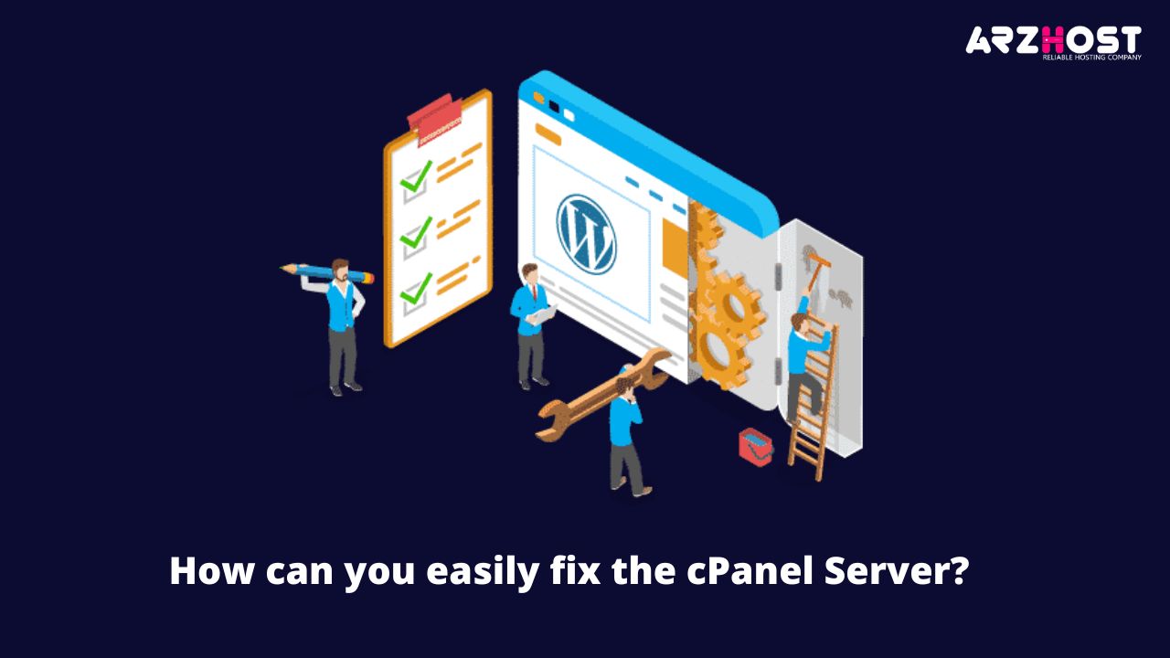 How can you easily fix the cPanel Server