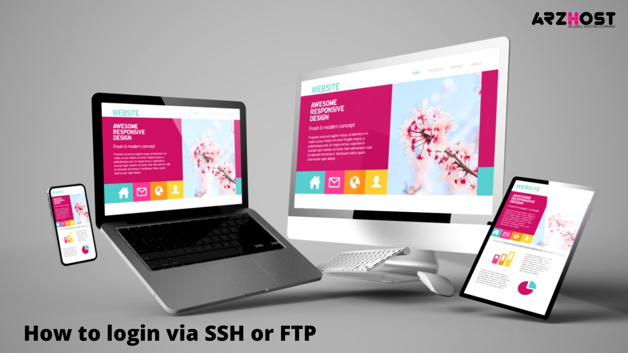 How to login via SSH or FTP