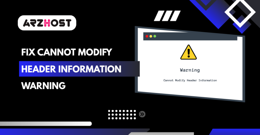 Fix Cannot Modify Header Information Warning