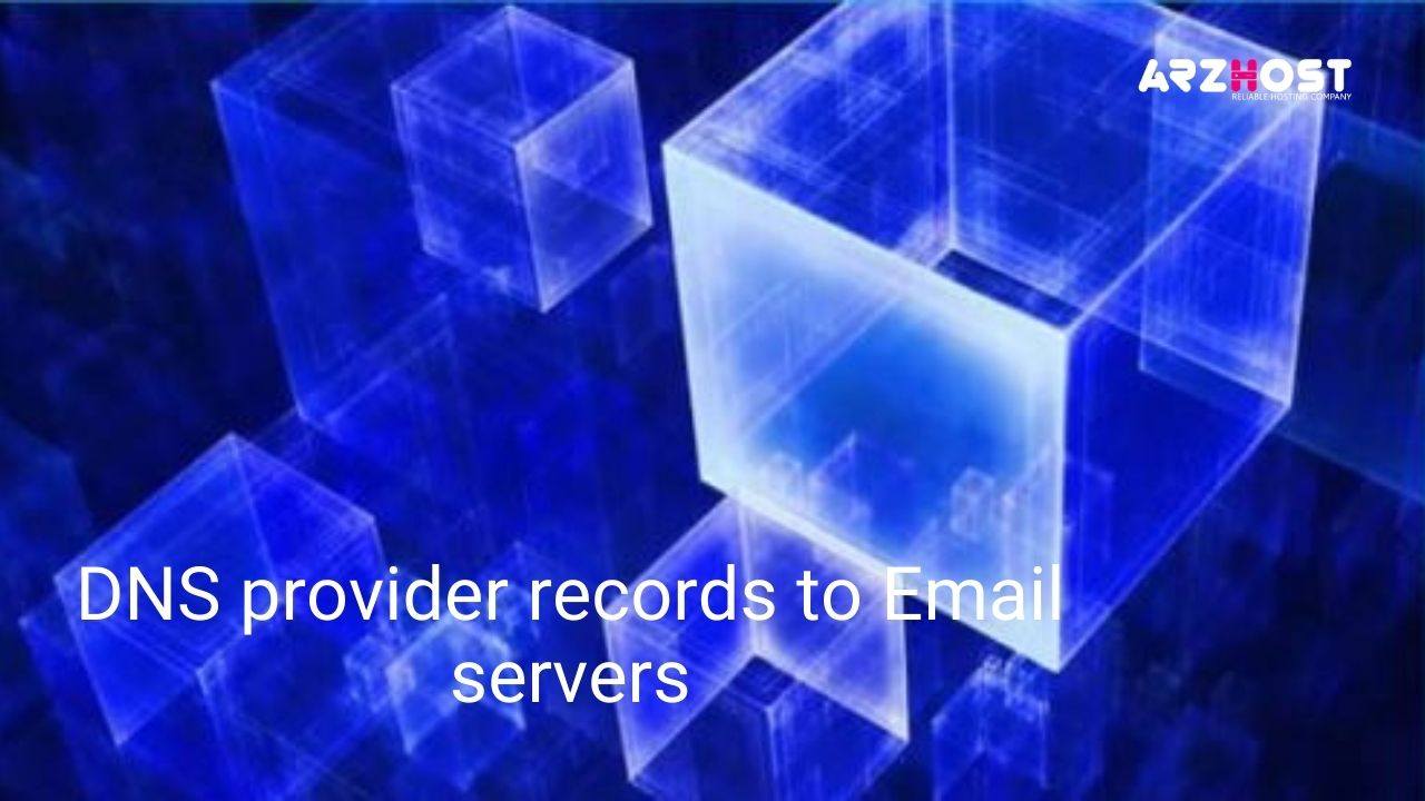 DNS provides records to look up email servers, the records are called