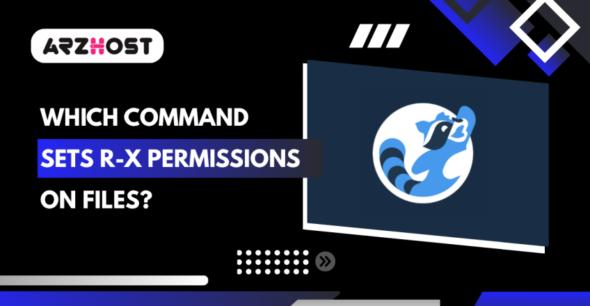 Which Command Sets r-x Permissions on Files