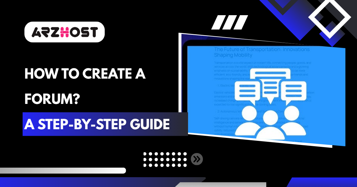How to Create a Forum