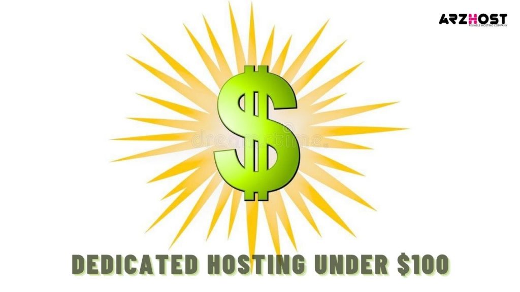 dedicated hosting under 100