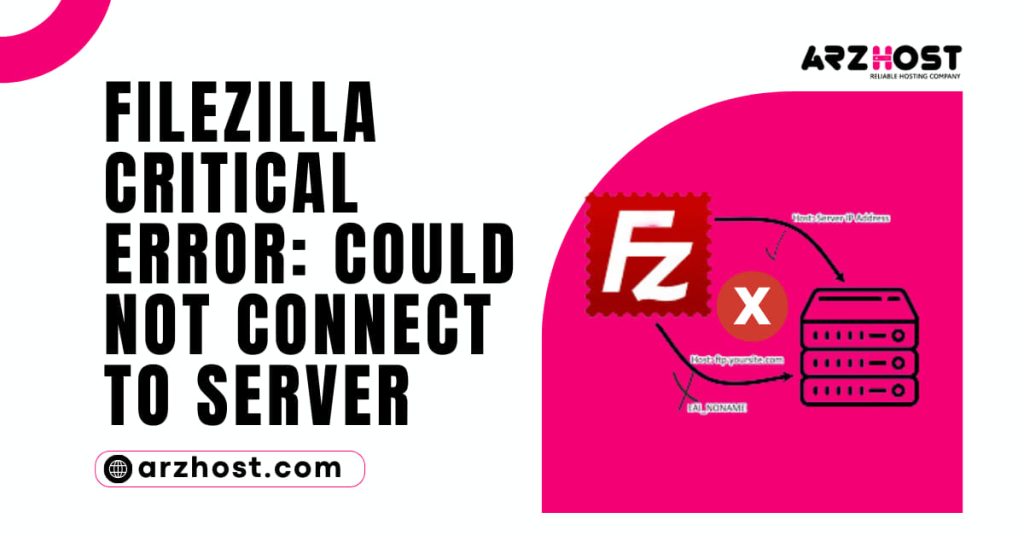 FileZilla critical error could not connect to server