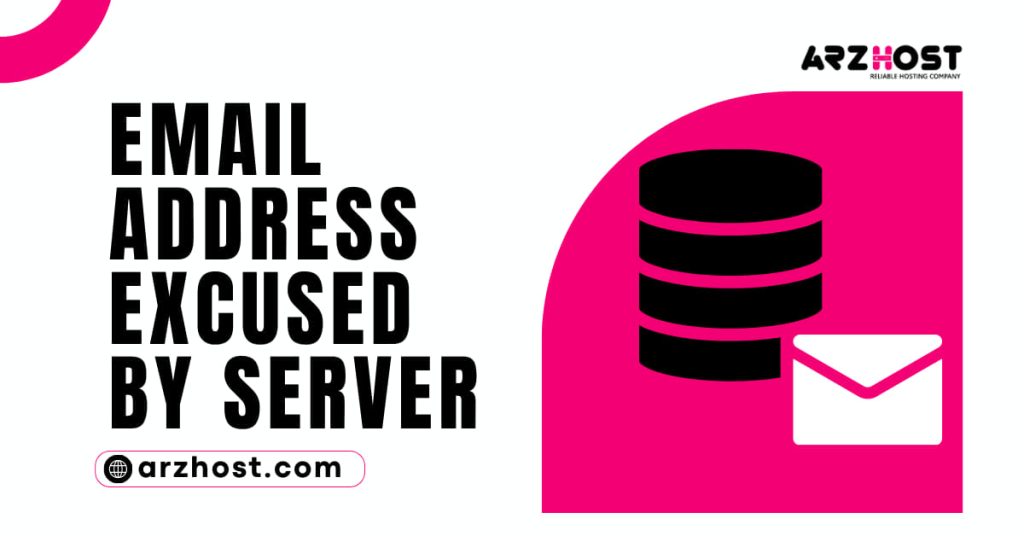 Email address excused by server