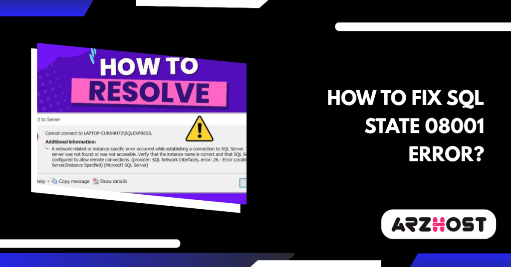 How to Fix SQL State 08001 Error