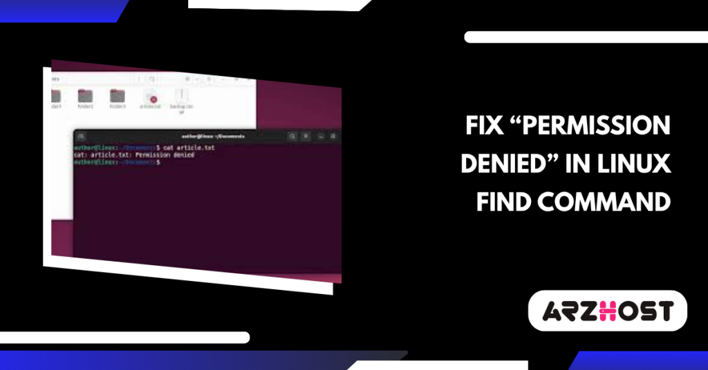 Fix “Permission Denied” in Linux Find Command