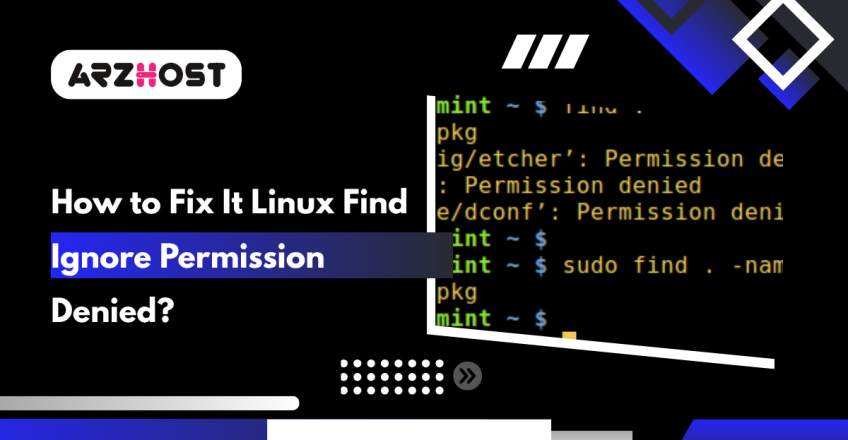 How to Fix It Linux Find Ignore Permission Denied