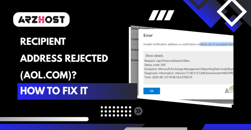 Recipient Address Rejected (aol.com)