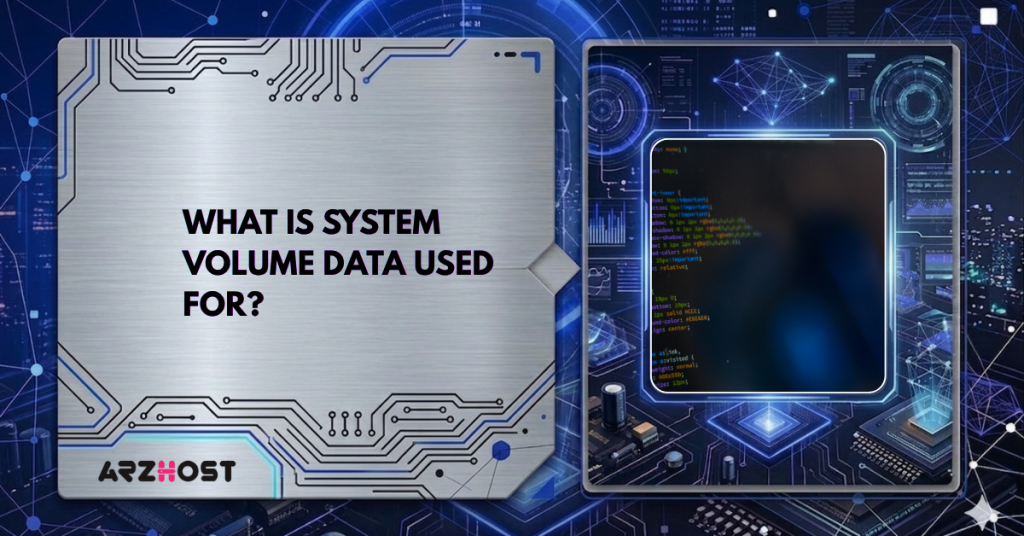 What is System Volume Data used for