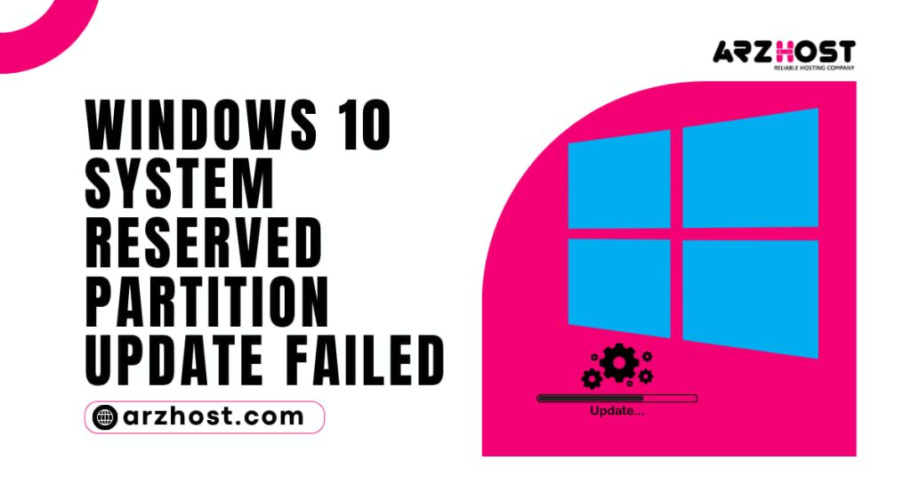 Windows 10 System Reserved Partition Update Failed