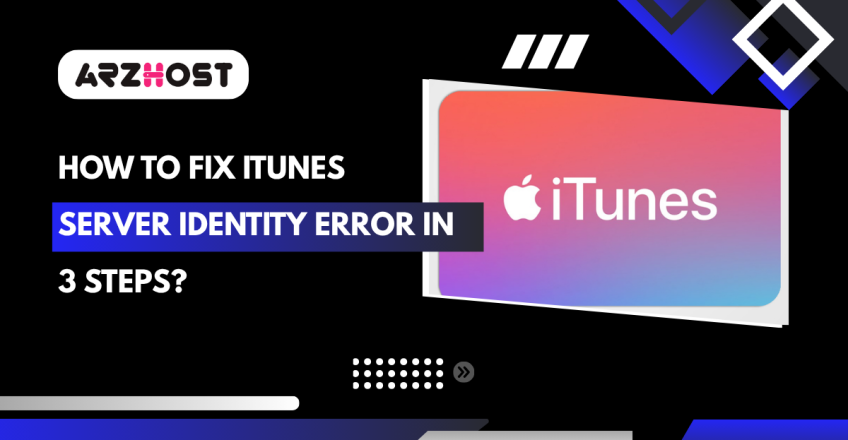 iTunes Cannot Verify Server Identity