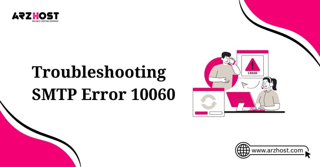 troubleshooting smtp error 10060