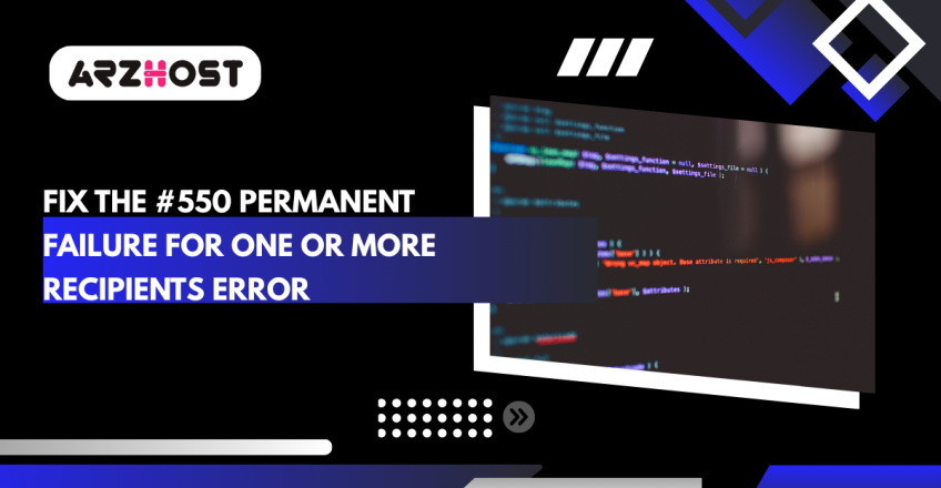 Fix the #550 Permanent Failure for One or More Recipients Error