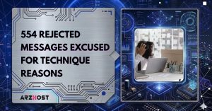 554 rejected message excused for technique reasons