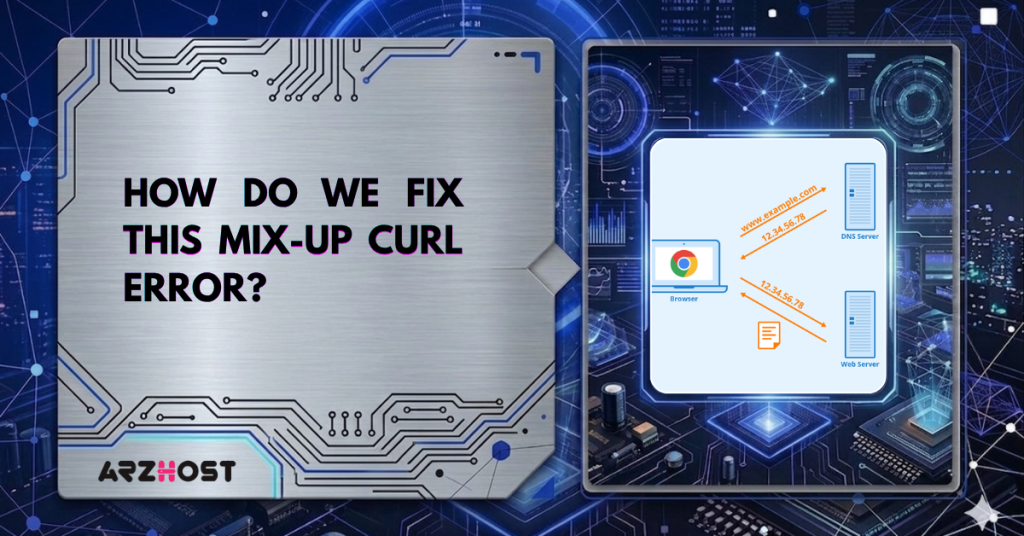 How do we fix this mix-up cURL error