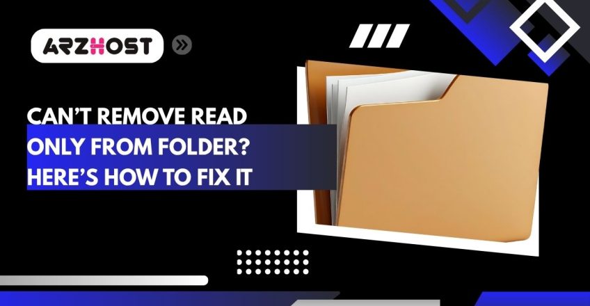 can't remove read only from folder here's how to fix it