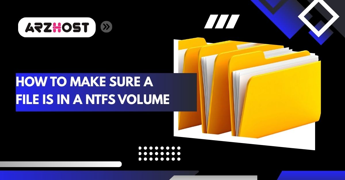 how to make sure a file in a ntfs volume