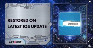 restored on latest ios update