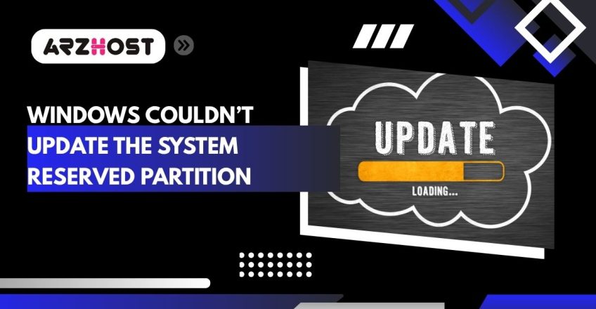 windows could not update the system reserved partition