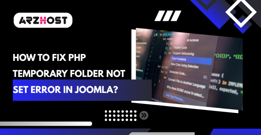 How to Fix PHP Temporary Folder Not Set Error in Joomla