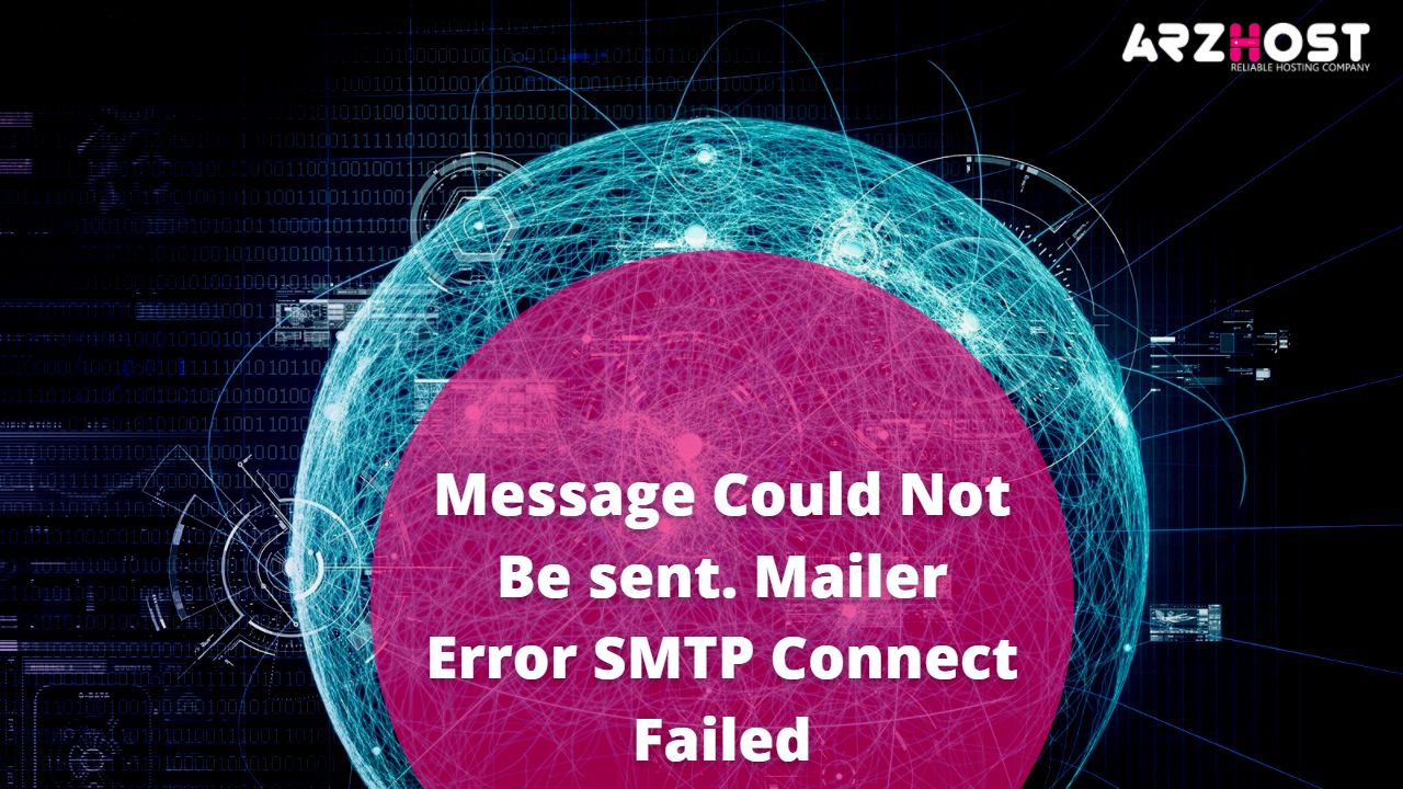 Message Could Not Be sent. Mailer Error SMTP Connect Failed
