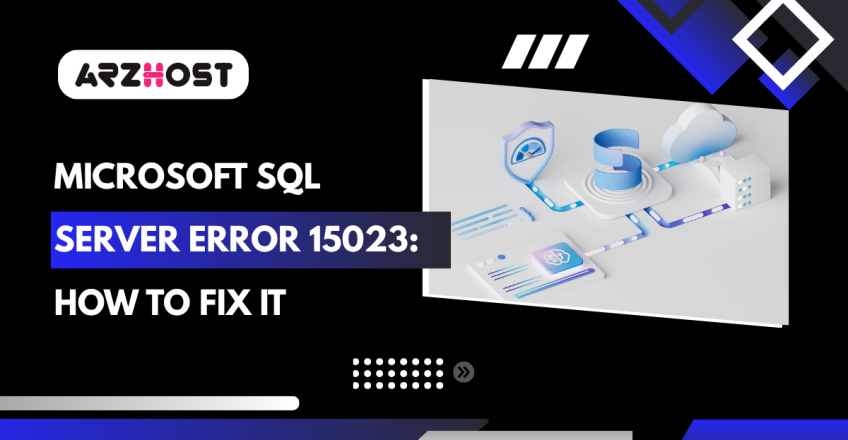 Microsoft SQL Server Error 15023