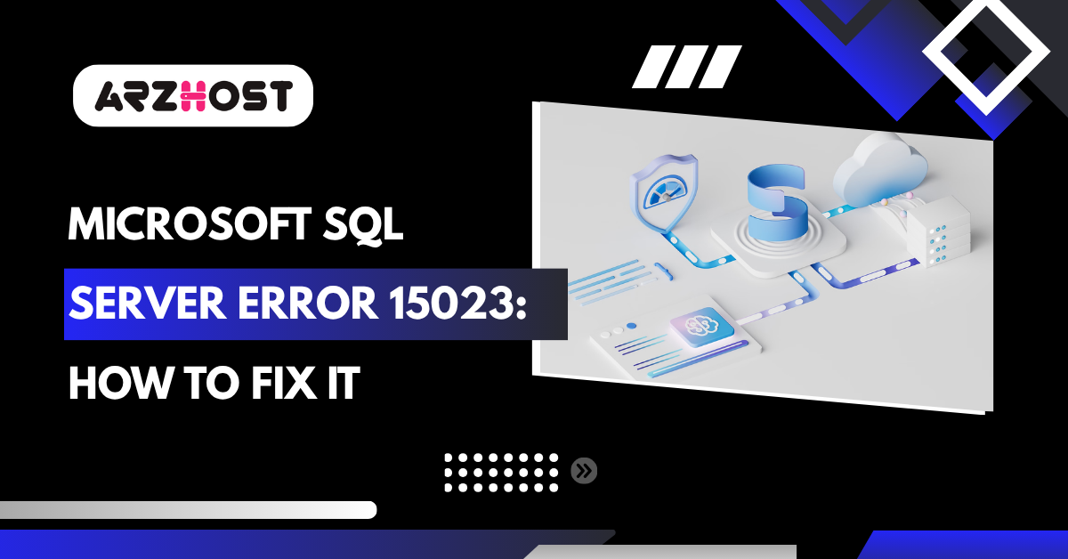 Microsoft SQL Server Error 15023