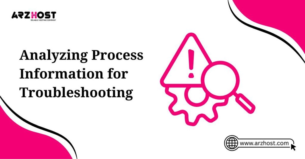 analyzing process information for troubleshooting