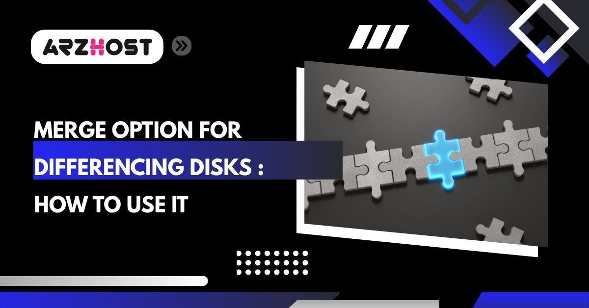 merge option for differencing disks how to use it.