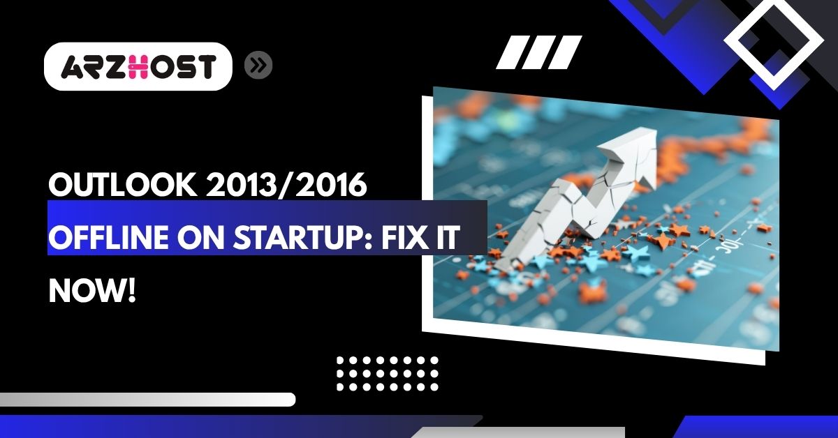 outlook 2013-2016 offline on startup fix it now