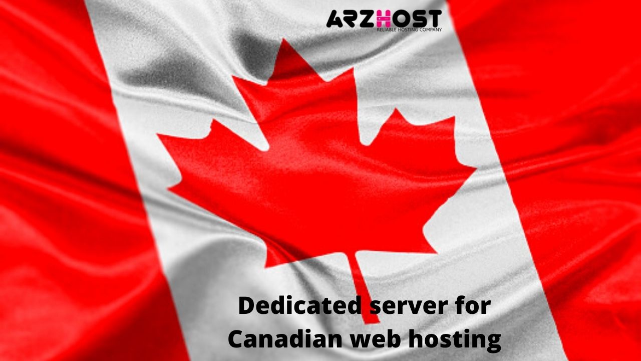 Dedicated server for Canadian web hosting
