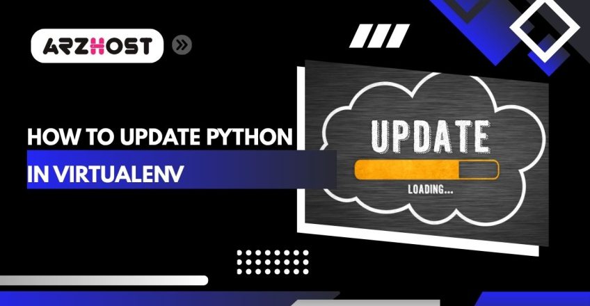 how to update python in virtualenv