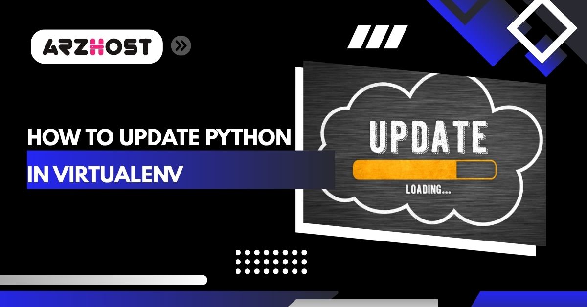 how to update python in virtualenv
