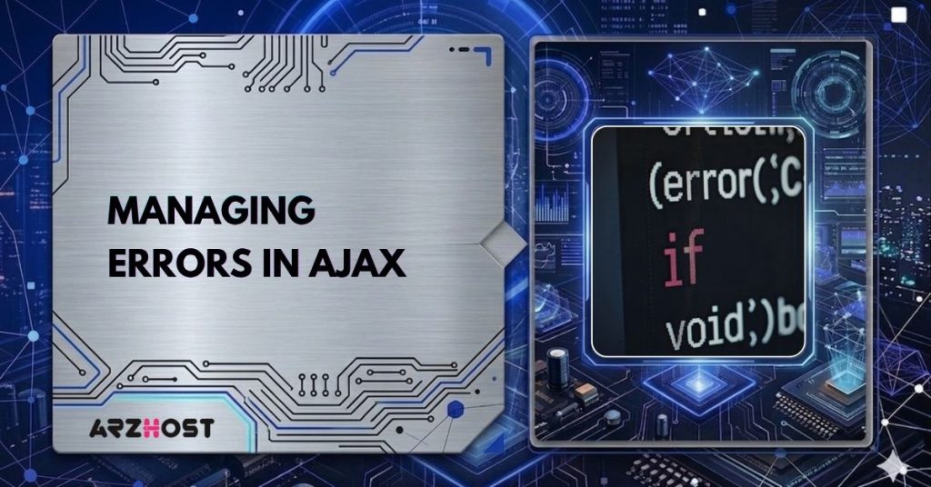 managing errors in ajax