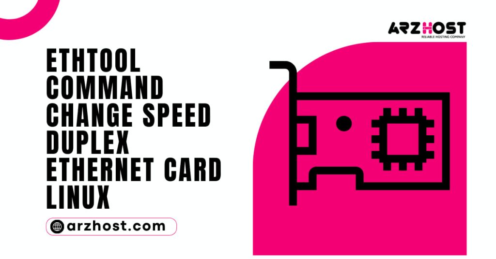 Ethtool Command Change Speed Duplex Ethernet Card Linux 2