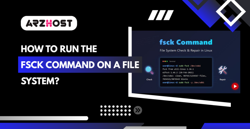 How to Run the fsck Command on a File System