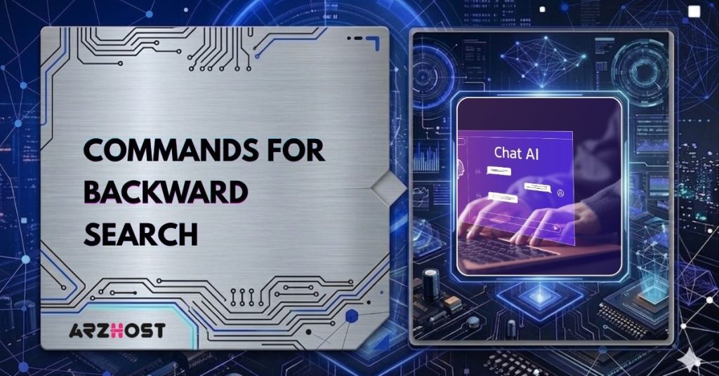 commands for backward search
