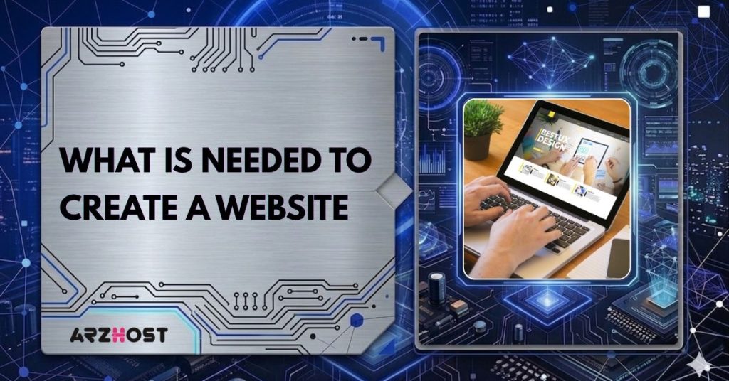what is needed to create a website