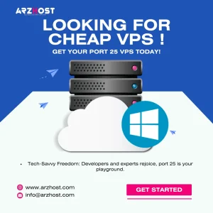 Get VPS with port 25