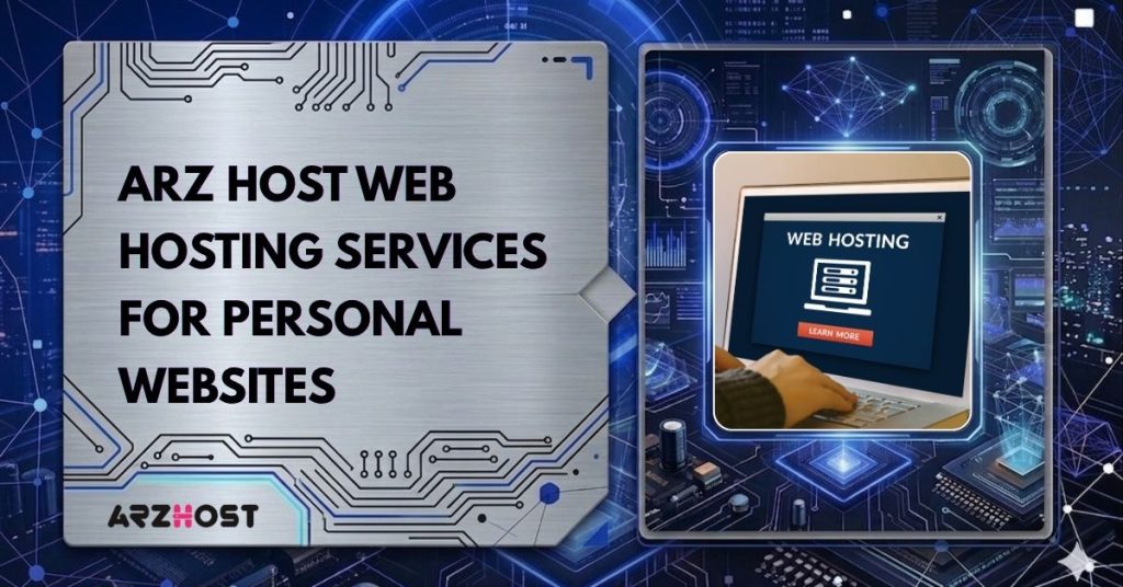 arz host web hosting services for personal websites