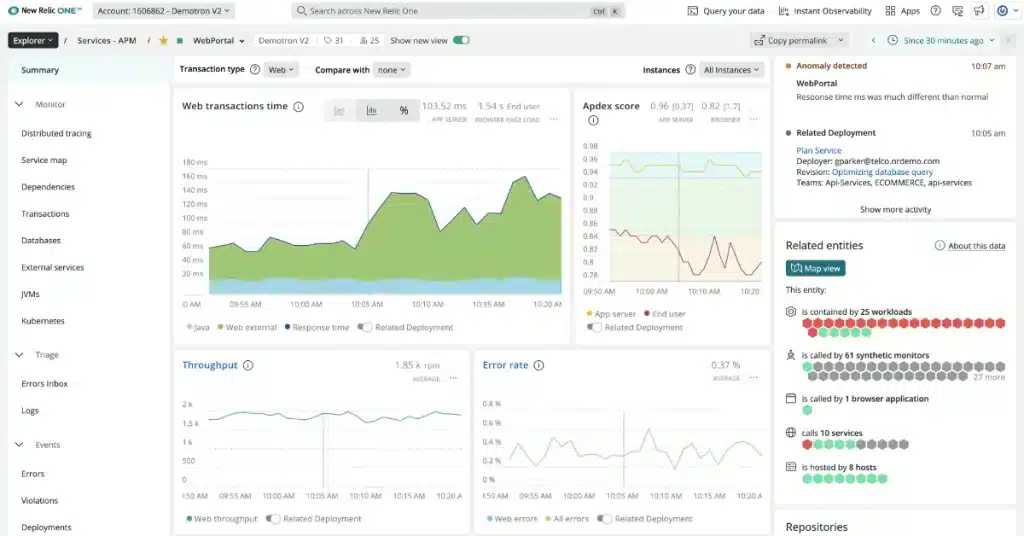 New Relic Software