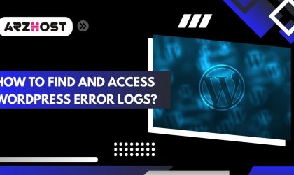 how to find and access wordpress error logs