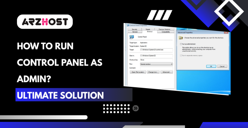 How to Run Control Panel as Admin