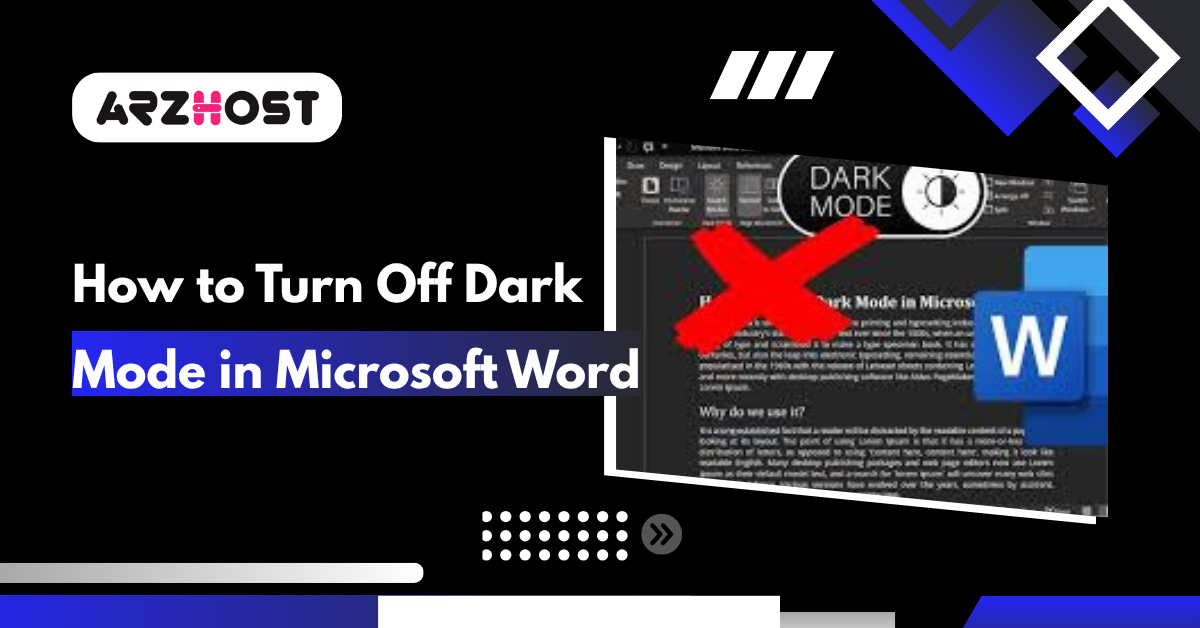 How to Turn Off Dark Mode in Microsoft Word