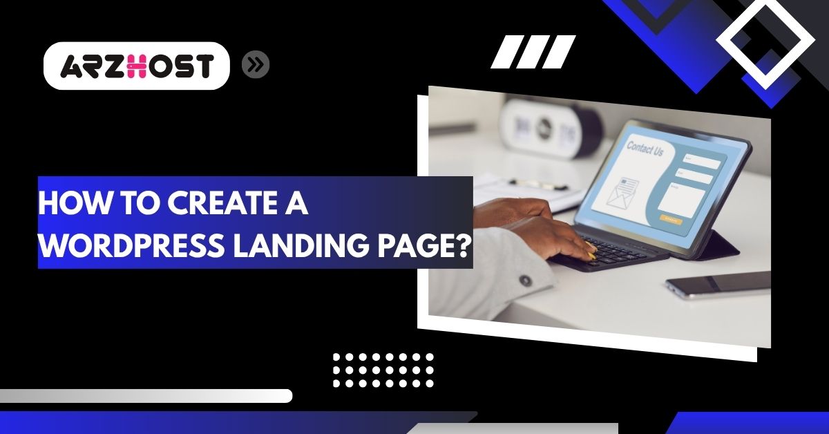 how to create a wordpress landing page