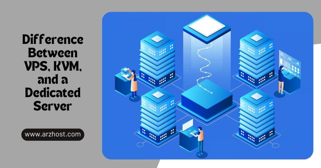 Difference Between VPS, KVM, and a Dedicated Server