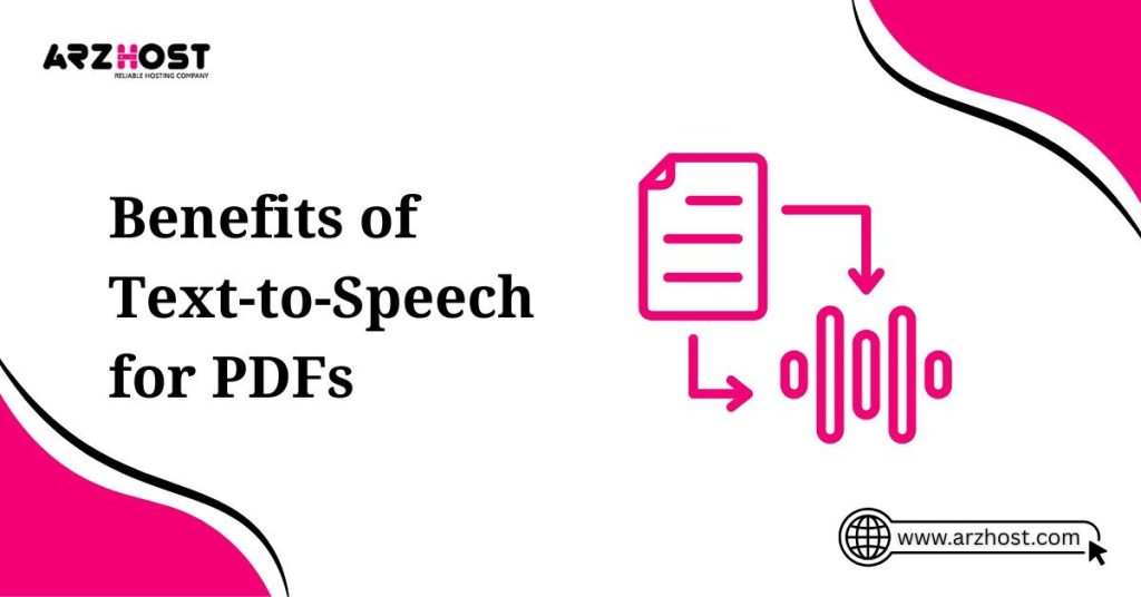 benefits of text to speech for pdf's