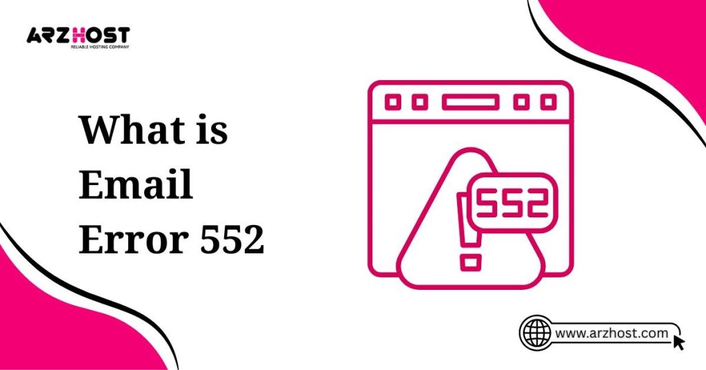 what is email error 552