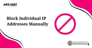 block individual ip addresses manually